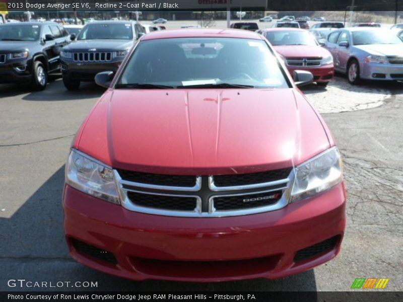 Redline 2-Coat Pearl / Black 2013 Dodge Avenger SE V6