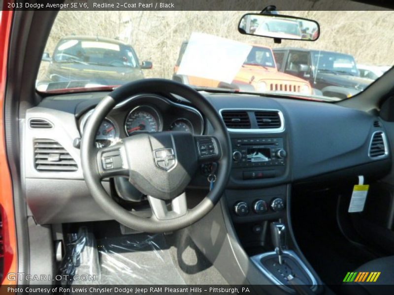 Redline 2-Coat Pearl / Black 2013 Dodge Avenger SE V6