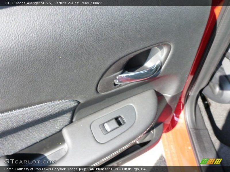 Redline 2-Coat Pearl / Black 2013 Dodge Avenger SE V6