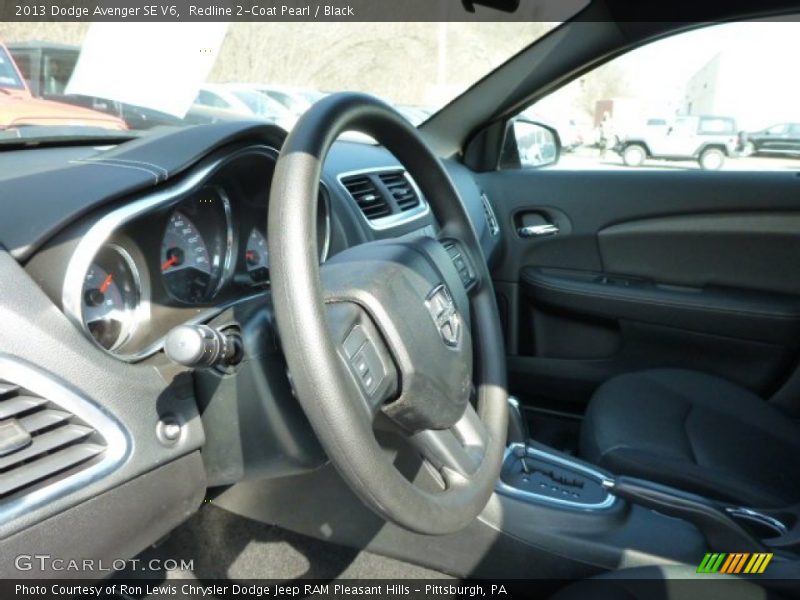 Redline 2-Coat Pearl / Black 2013 Dodge Avenger SE V6