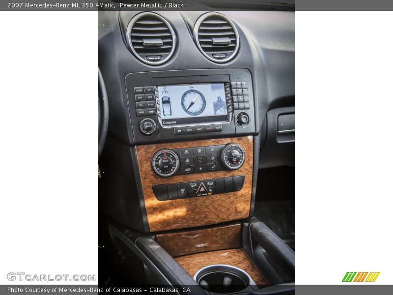 Pewter Metallic / Black 2007 Mercedes-Benz ML 350 4Matic