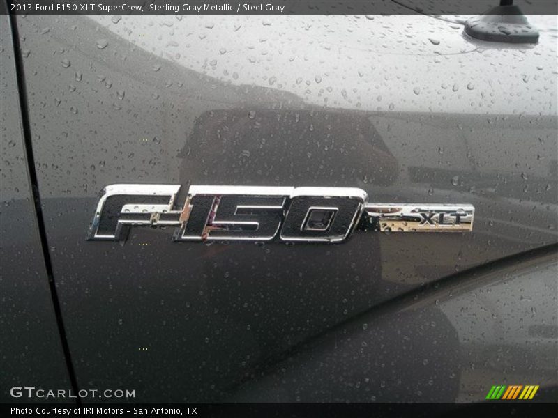 Sterling Gray Metallic / Steel Gray 2013 Ford F150 XLT SuperCrew