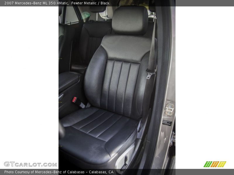 Pewter Metallic / Black 2007 Mercedes-Benz ML 350 4Matic