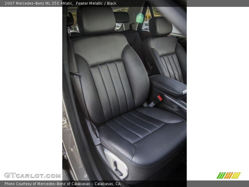 Pewter Metallic / Black 2007 Mercedes-Benz ML 350 4Matic
