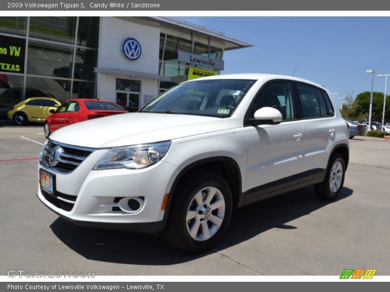 Candy White / Sandstone 2009 Volkswagen Tiguan S