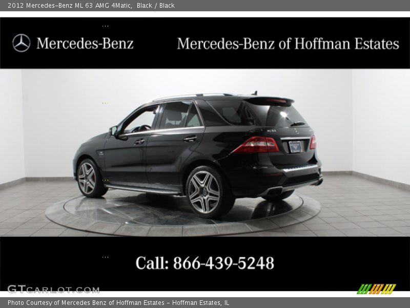 Black / Black 2012 Mercedes-Benz ML 63 AMG 4Matic