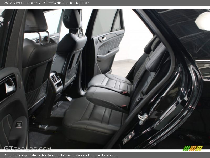 Rear Seat of 2012 ML 63 AMG 4Matic