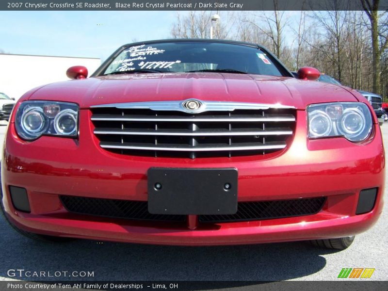 Blaze Red Crystal Pearlcoat / Dark Slate Gray 2007 Chrysler Crossfire SE Roadster