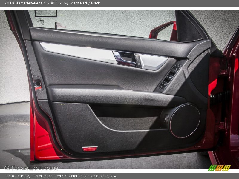 Mars Red / Black 2010 Mercedes-Benz C 300 Luxury