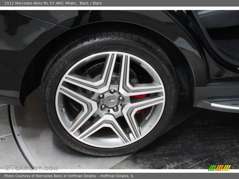 Black / Black 2012 Mercedes-Benz ML 63 AMG 4Matic