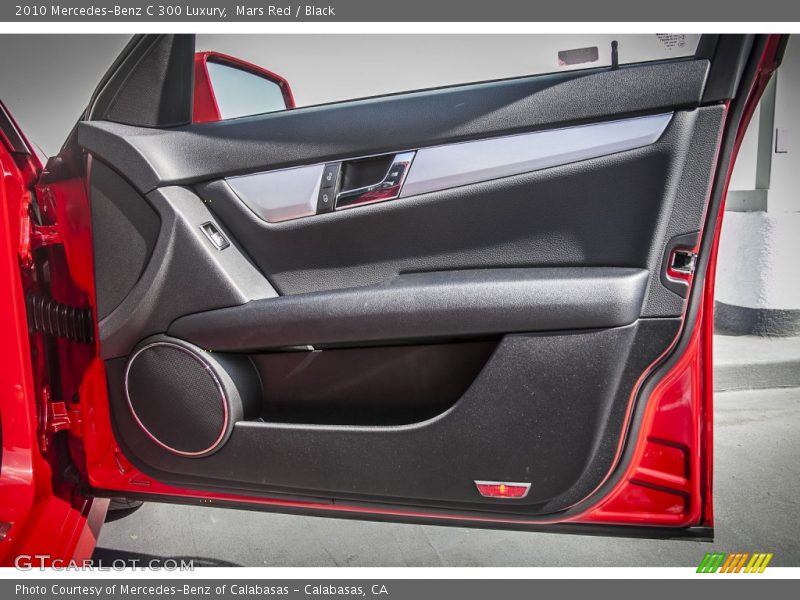 Mars Red / Black 2010 Mercedes-Benz C 300 Luxury