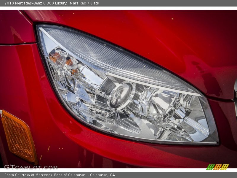 Mars Red / Black 2010 Mercedes-Benz C 300 Luxury