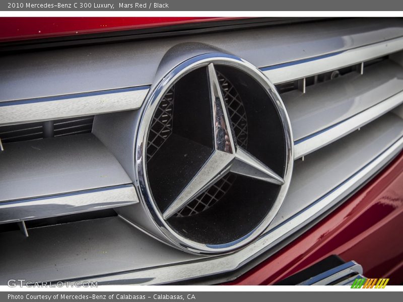 Mars Red / Black 2010 Mercedes-Benz C 300 Luxury