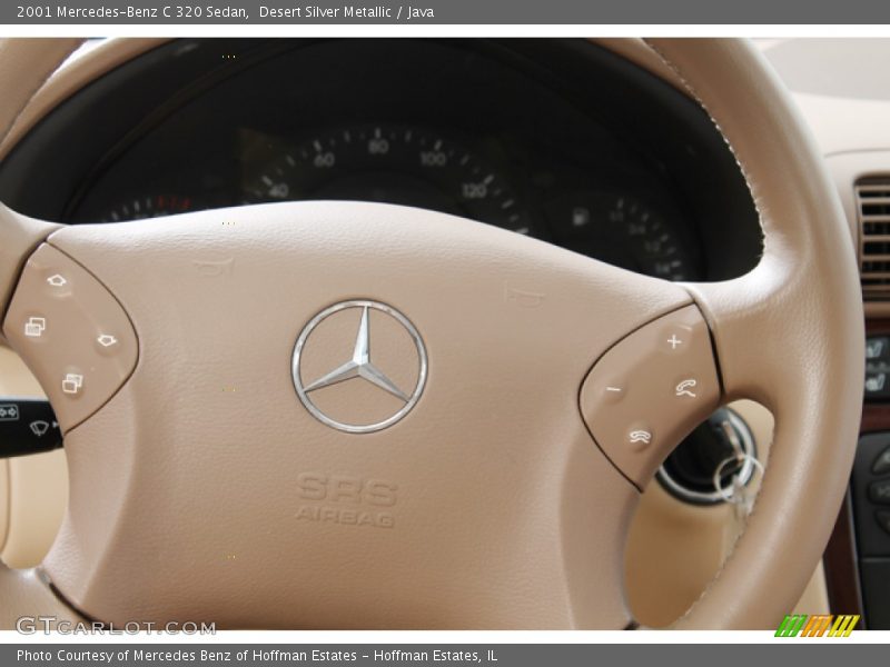 Desert Silver Metallic / Java 2001 Mercedes-Benz C 320 Sedan