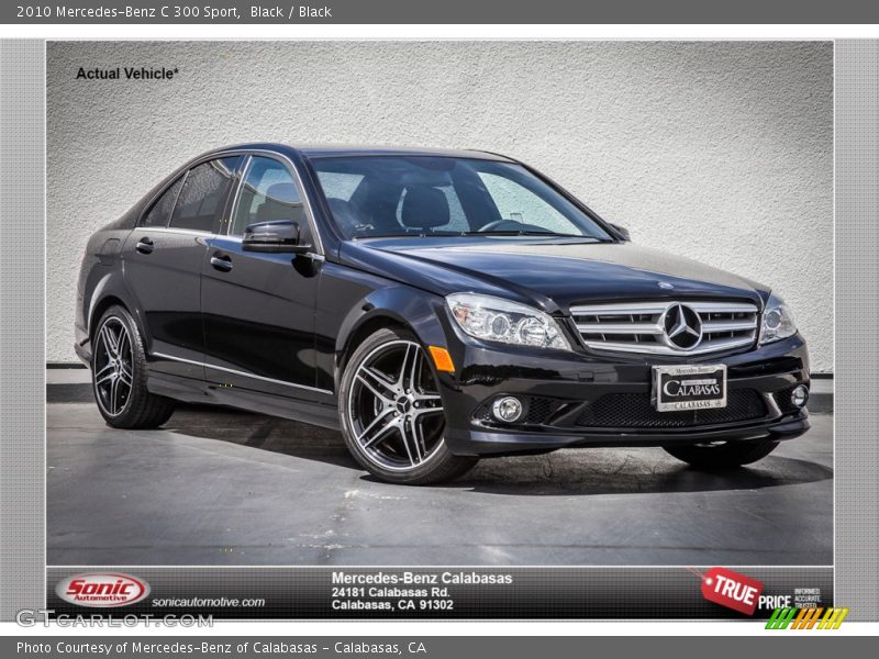 Black / Black 2010 Mercedes-Benz C 300 Sport