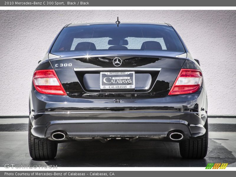 Black / Black 2010 Mercedes-Benz C 300 Sport