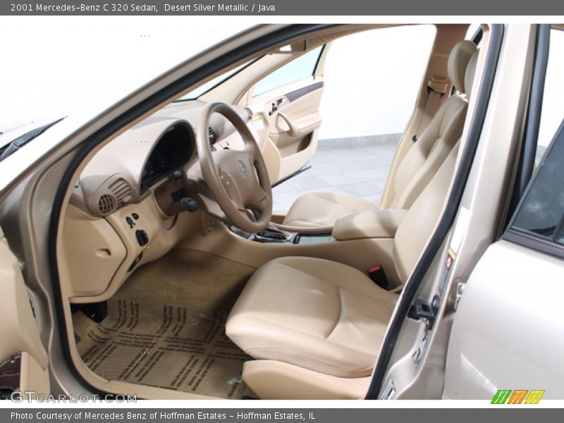 Desert Silver Metallic / Java 2001 Mercedes-Benz C 320 Sedan