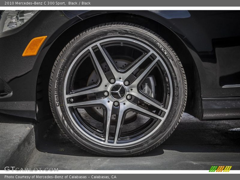 Black / Black 2010 Mercedes-Benz C 300 Sport