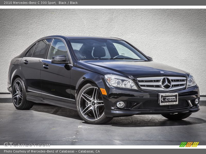 Black / Black 2010 Mercedes-Benz C 300 Sport