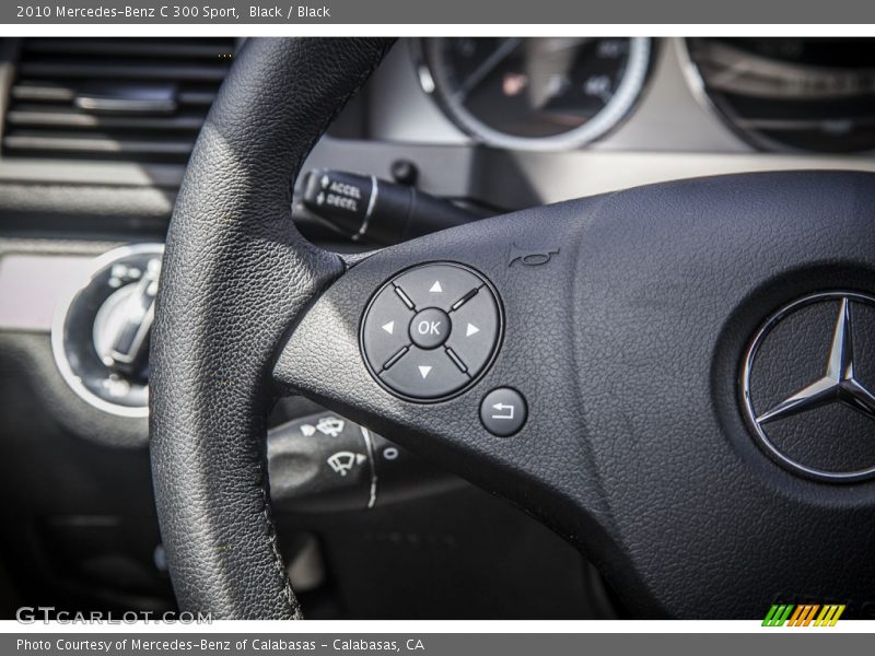 Black / Black 2010 Mercedes-Benz C 300 Sport