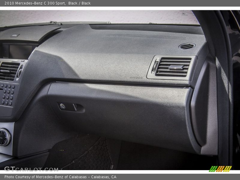 Black / Black 2010 Mercedes-Benz C 300 Sport