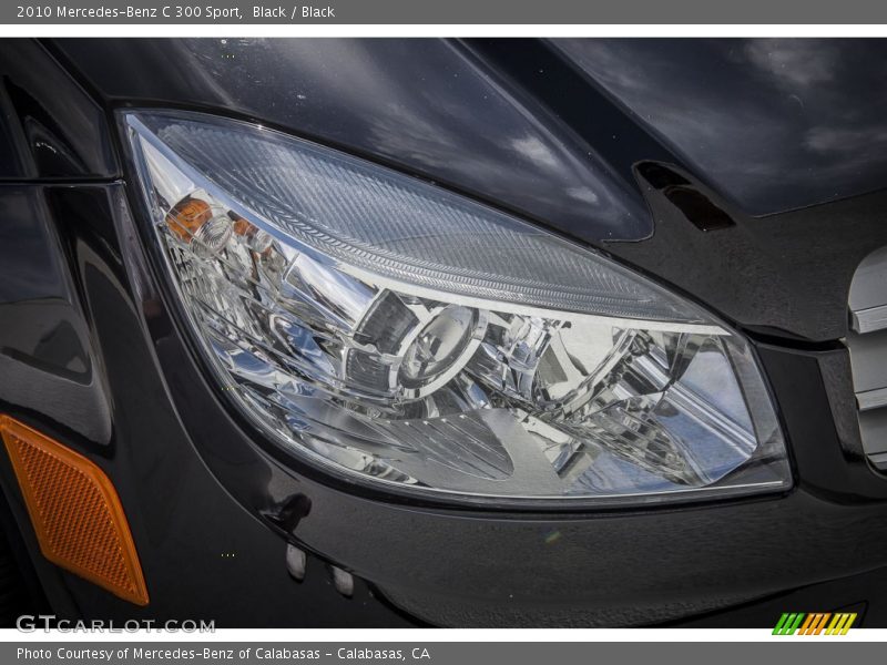 Black / Black 2010 Mercedes-Benz C 300 Sport