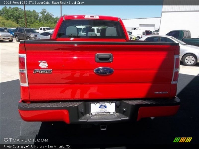 Race Red / Steel Gray 2013 Ford F150 STX SuperCab