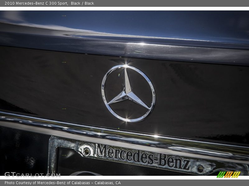 Black / Black 2010 Mercedes-Benz C 300 Sport