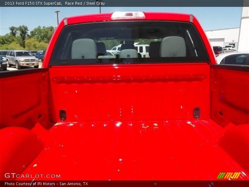 Race Red / Steel Gray 2013 Ford F150 STX SuperCab