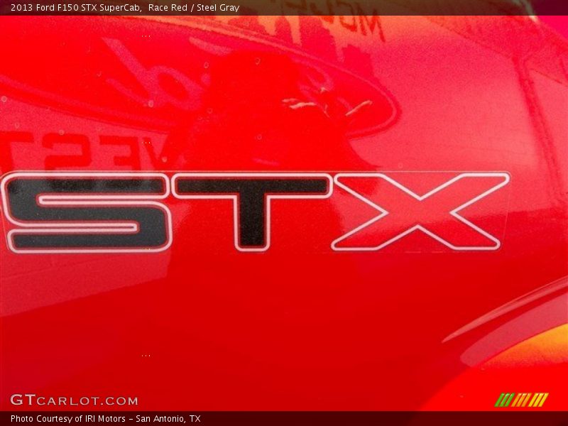 Race Red / Steel Gray 2013 Ford F150 STX SuperCab
