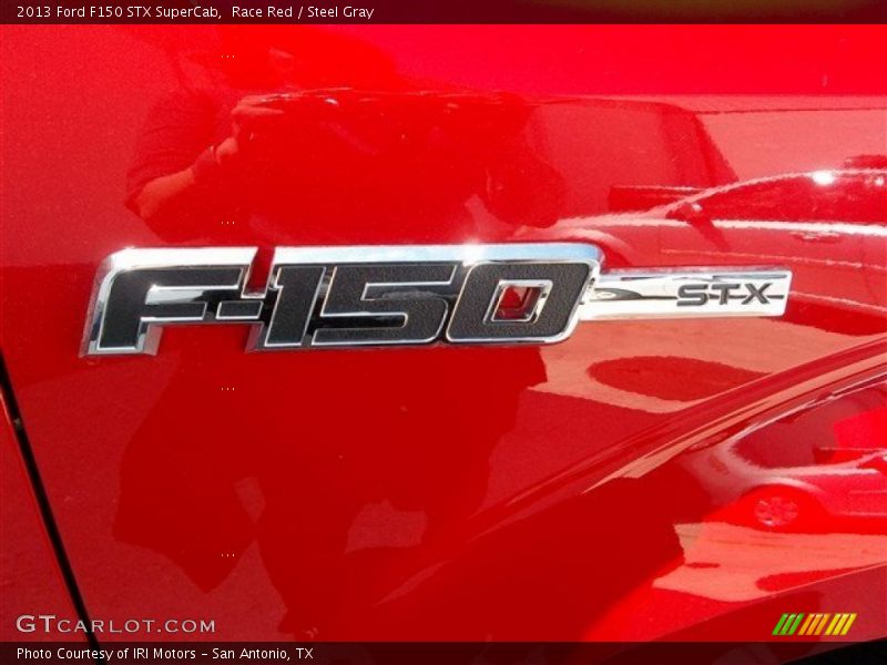 Race Red / Steel Gray 2013 Ford F150 STX SuperCab