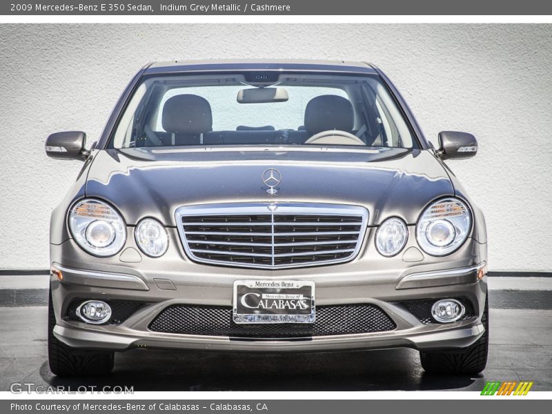 Indium Grey Metallic / Cashmere 2009 Mercedes-Benz E 350 Sedan