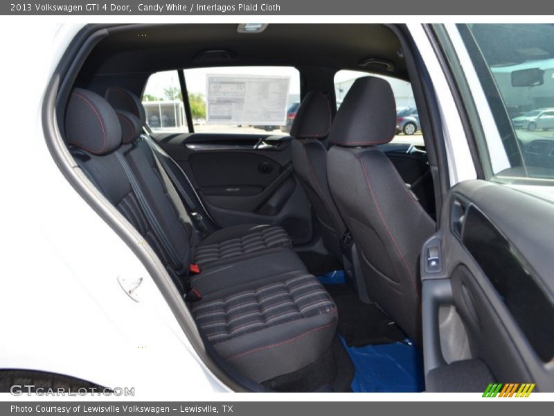 Candy White / Interlagos Plaid Cloth 2013 Volkswagen GTI 4 Door