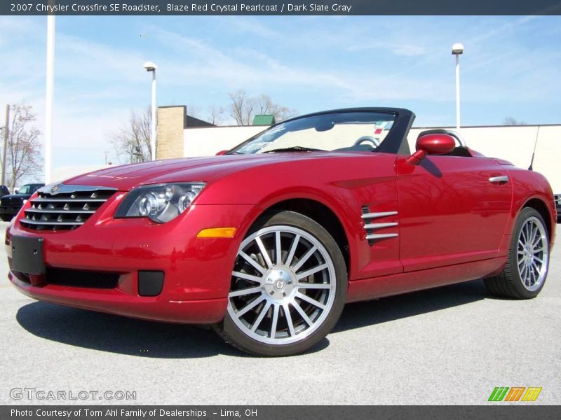 Blaze Red Crystal Pearlcoat / Dark Slate Gray 2007 Chrysler Crossfire SE Roadster