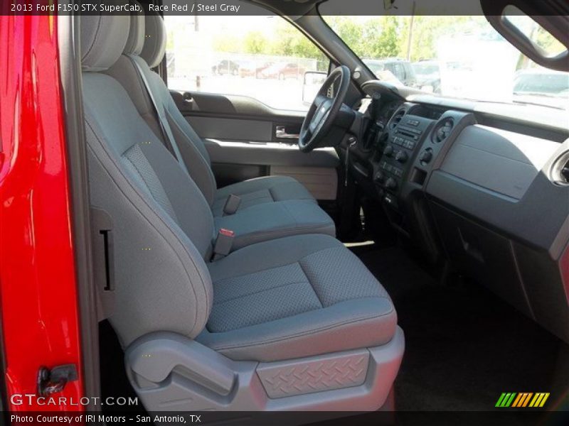 Race Red / Steel Gray 2013 Ford F150 STX SuperCab