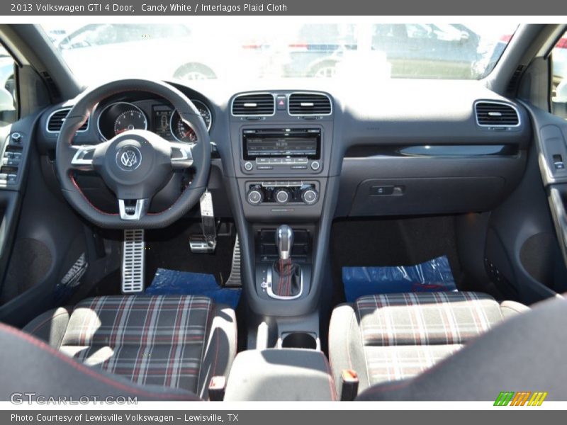 Candy White / Interlagos Plaid Cloth 2013 Volkswagen GTI 4 Door