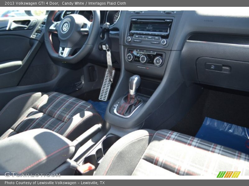 Candy White / Interlagos Plaid Cloth 2013 Volkswagen GTI 4 Door
