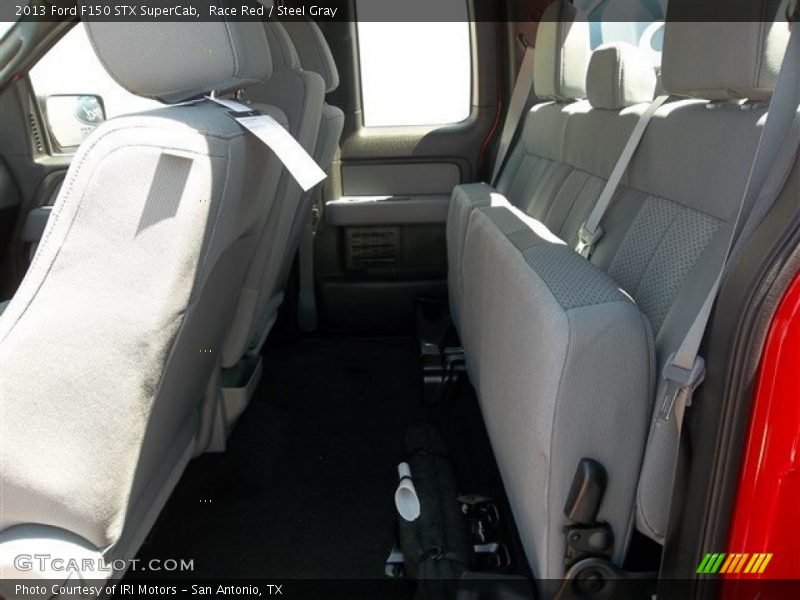 Race Red / Steel Gray 2013 Ford F150 STX SuperCab