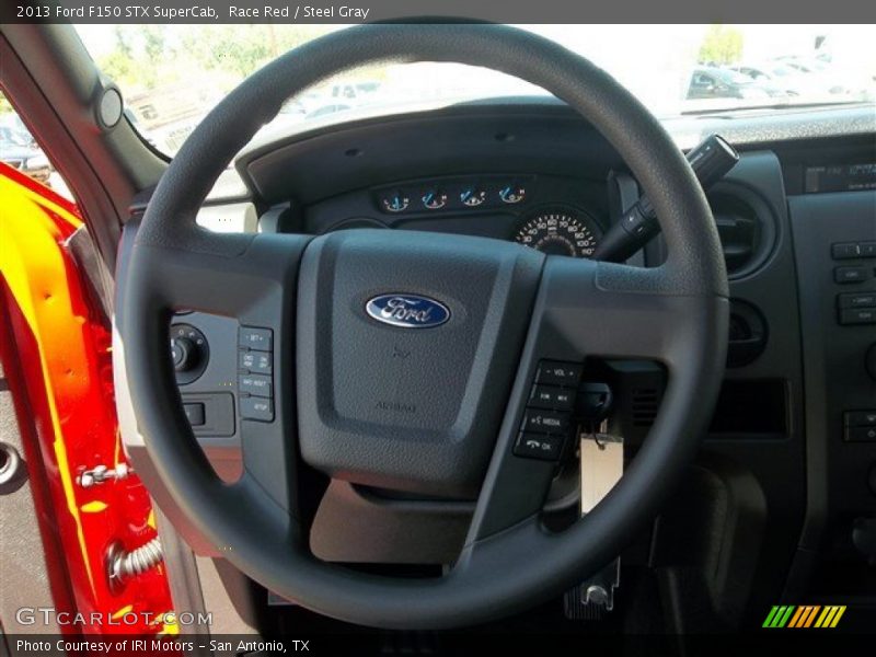 Race Red / Steel Gray 2013 Ford F150 STX SuperCab