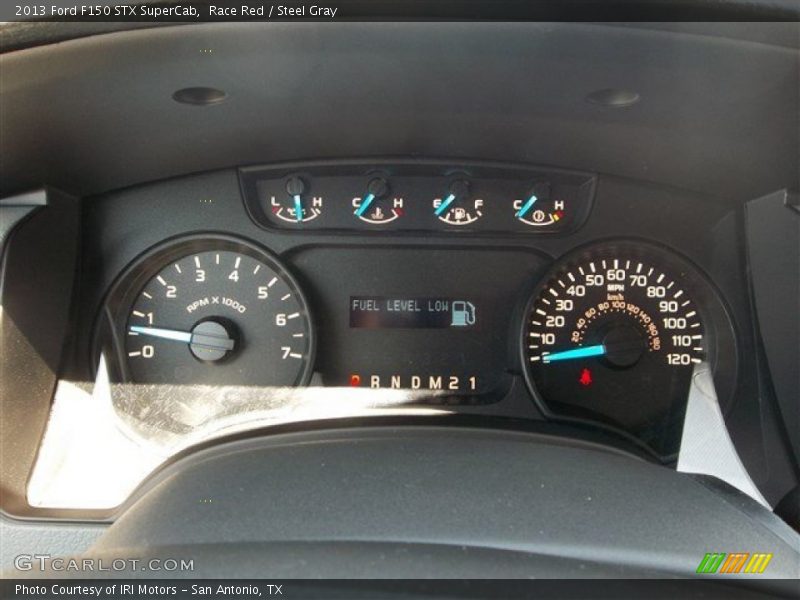 Race Red / Steel Gray 2013 Ford F150 STX SuperCab