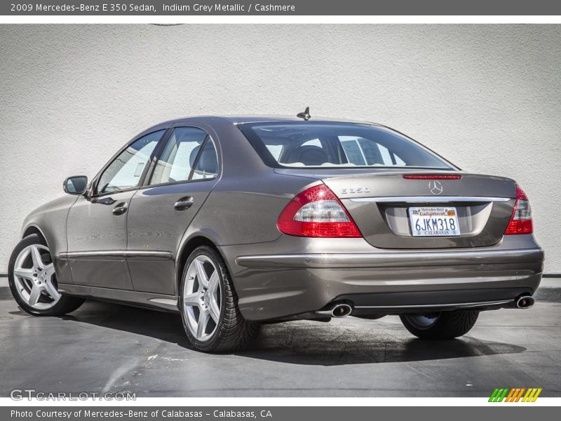 Indium Grey Metallic / Cashmere 2009 Mercedes-Benz E 350 Sedan