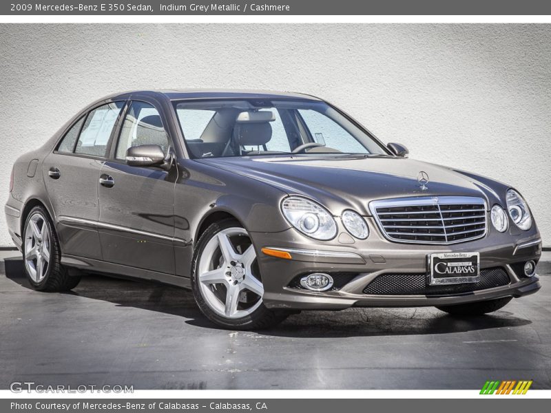 Indium Grey Metallic / Cashmere 2009 Mercedes-Benz E 350 Sedan