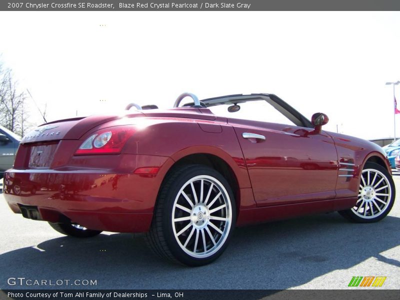 Blaze Red Crystal Pearlcoat / Dark Slate Gray 2007 Chrysler Crossfire SE Roadster