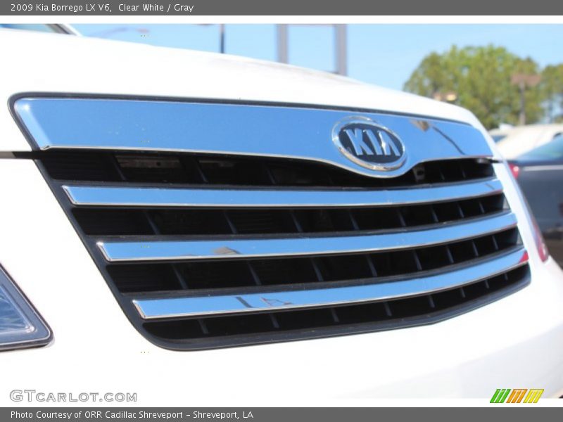 Clear White / Gray 2009 Kia Borrego LX V6
