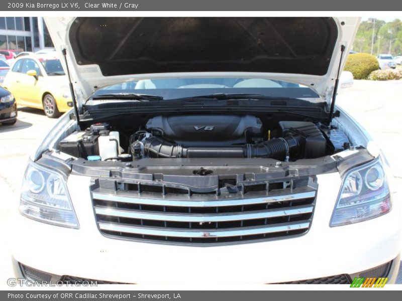 Clear White / Gray 2009 Kia Borrego LX V6