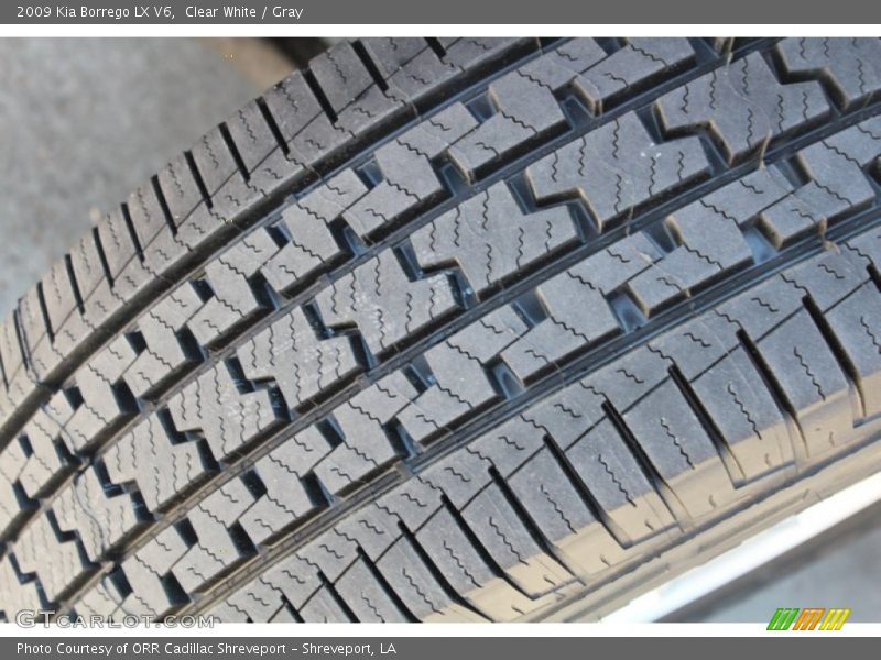 Clear White / Gray 2009 Kia Borrego LX V6