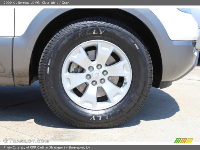 Clear White / Gray 2009 Kia Borrego LX V6