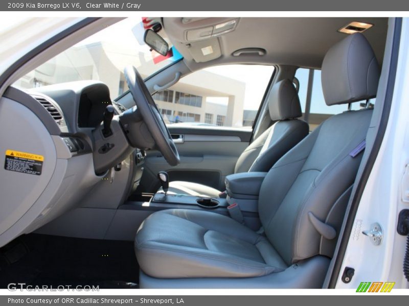 Clear White / Gray 2009 Kia Borrego LX V6
