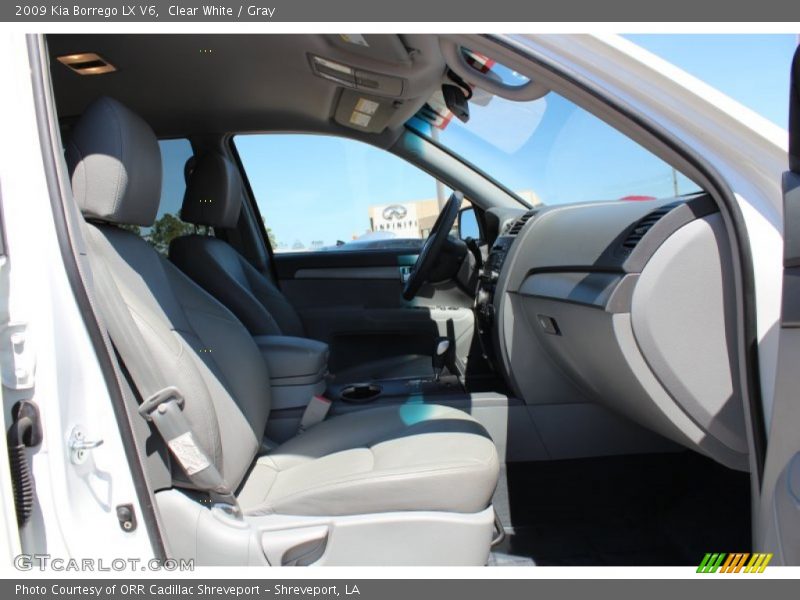 Clear White / Gray 2009 Kia Borrego LX V6