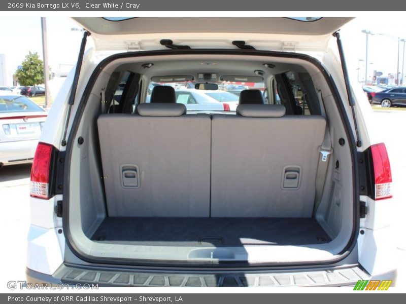 Clear White / Gray 2009 Kia Borrego LX V6